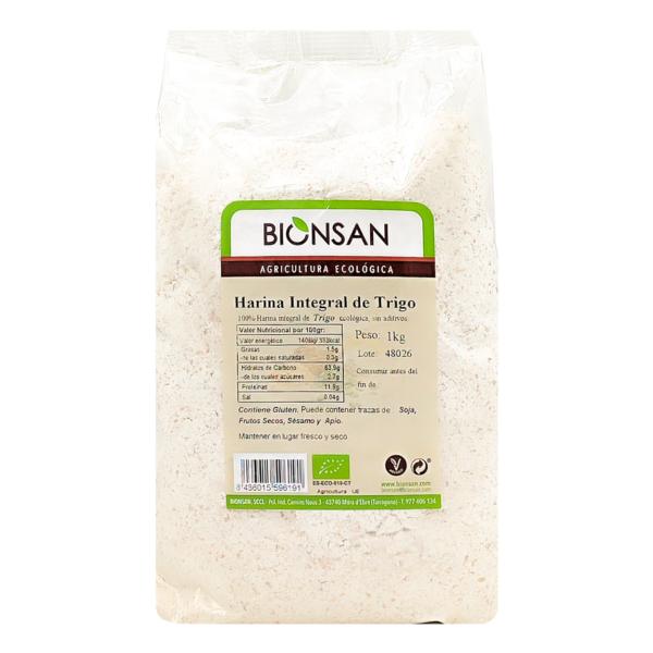 Harina Integral de Trigo Ecológica de Proximidad 1kg