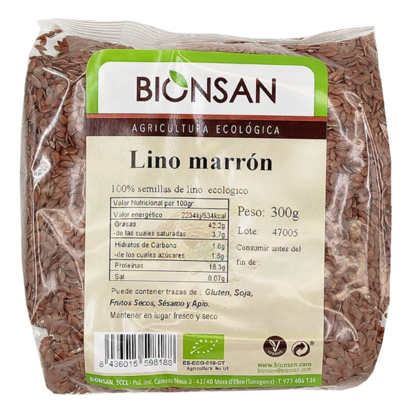 Lino Marrón Ecológico 300gr