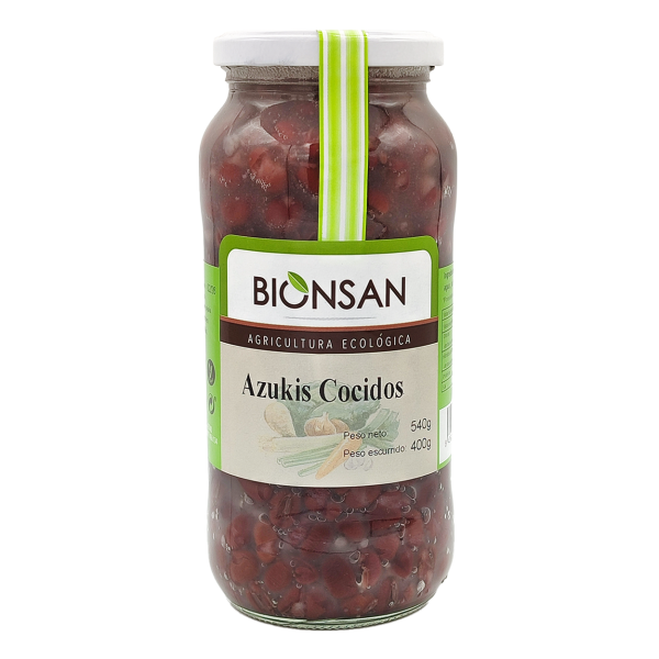 Azukis Cocidos Ecológicos 400gr