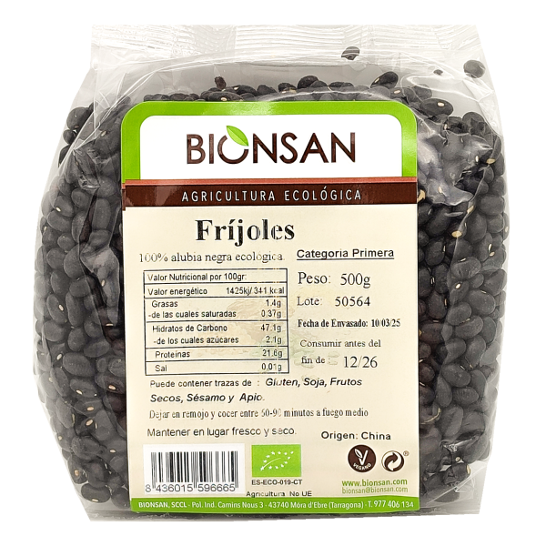Frijoles en Grano Ecológicos 500gr