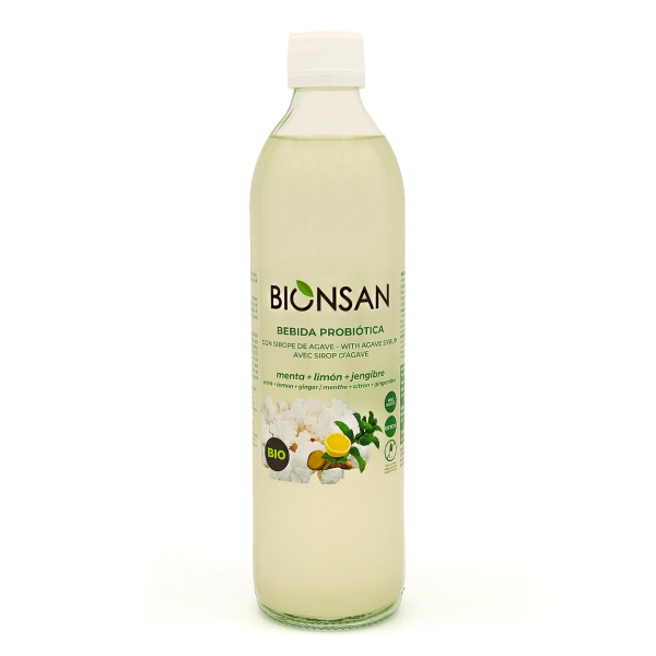 Bebida Probiotica Bionsan de agua con Menta y Jengibre 500ml