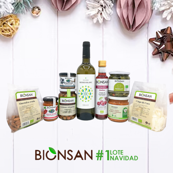 Lote Navidad con productos gourmet de proximidad ecológicos bionsan