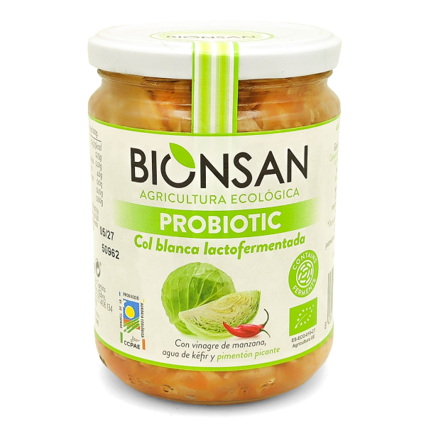 Col Blanca Fermentada Ecológica (Chucrut) de Proximidad – 420gr