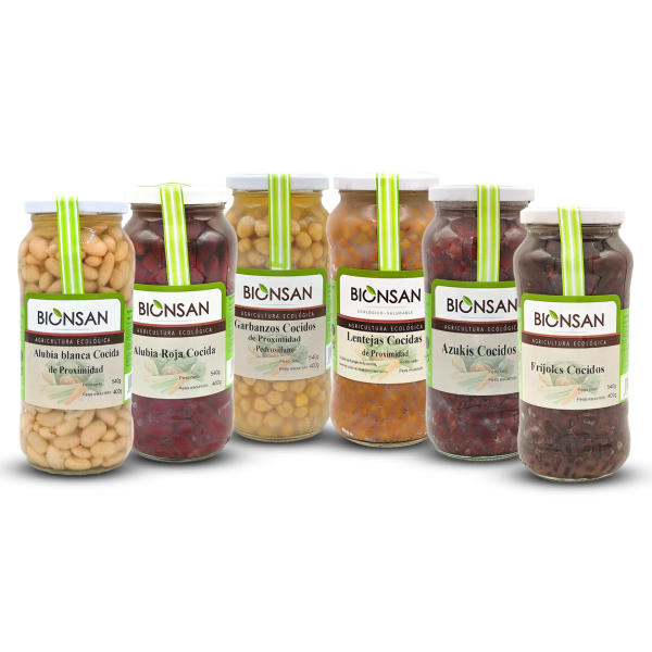 Pack Ahorro legumbres cocinadas bio ideales para el dia a dia en familia